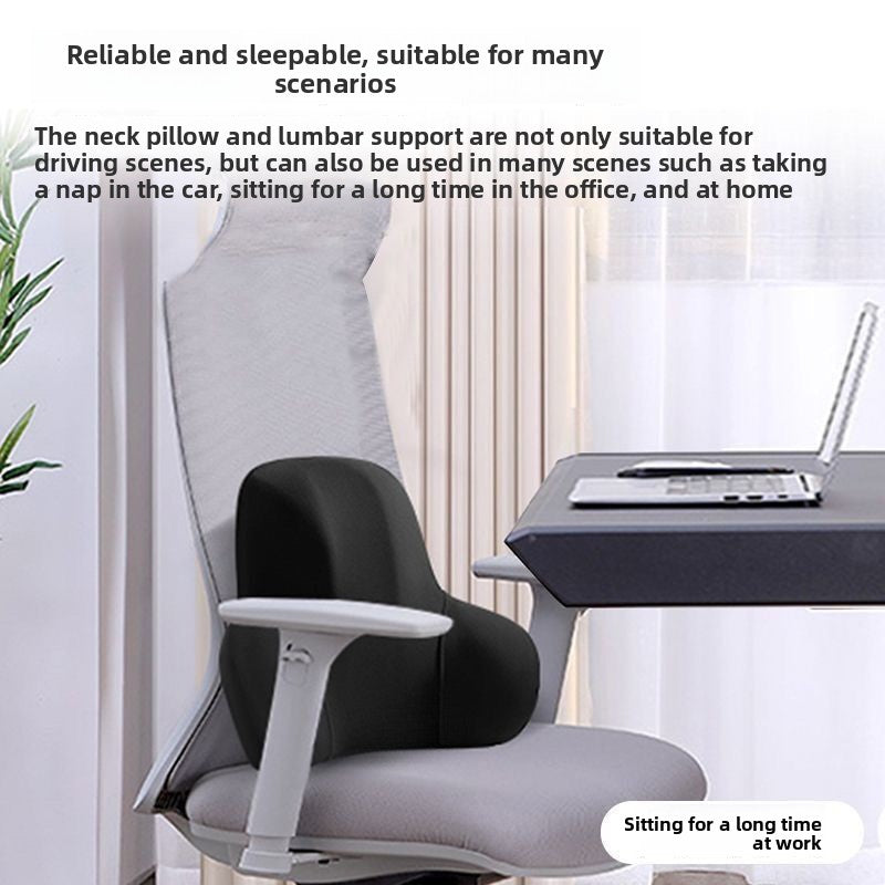 Vyvara™ Lumbar Cushion — Memory Foam Support