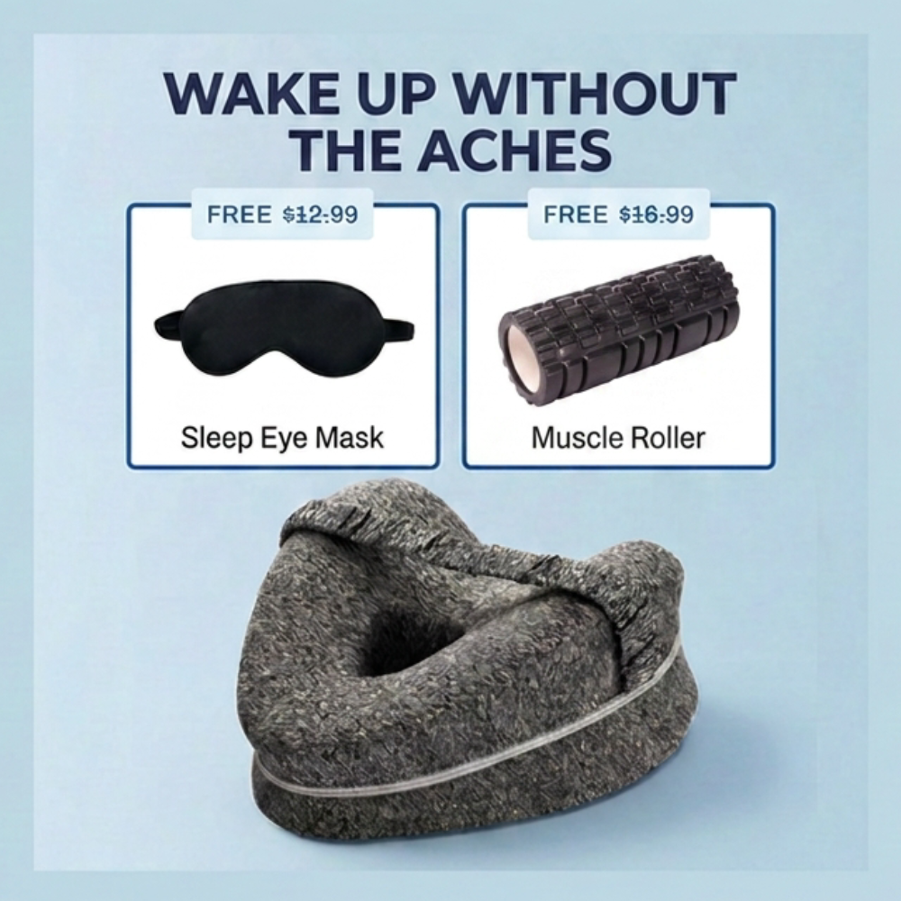 Vyvara™ Knee Pillow — Side Sleeper Support