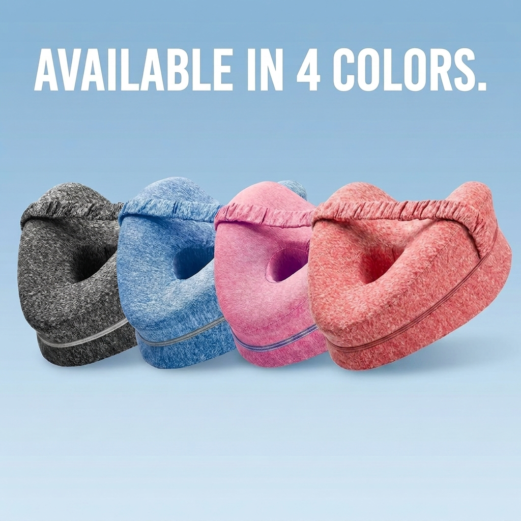 Vyvara™ Knee Pillow — Side Sleeper Support