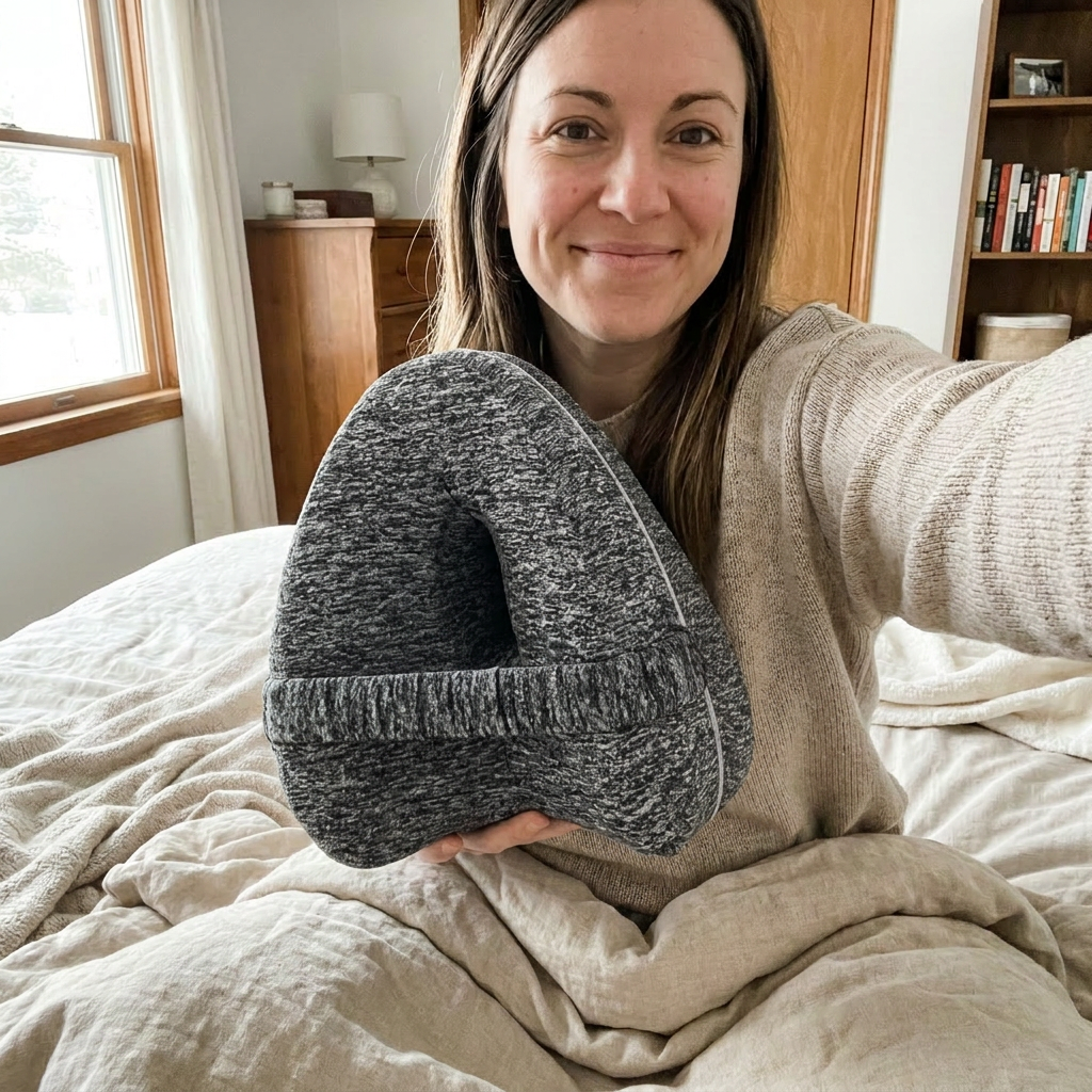 Vyvara™ Knee Pillow — Side Sleeper Support